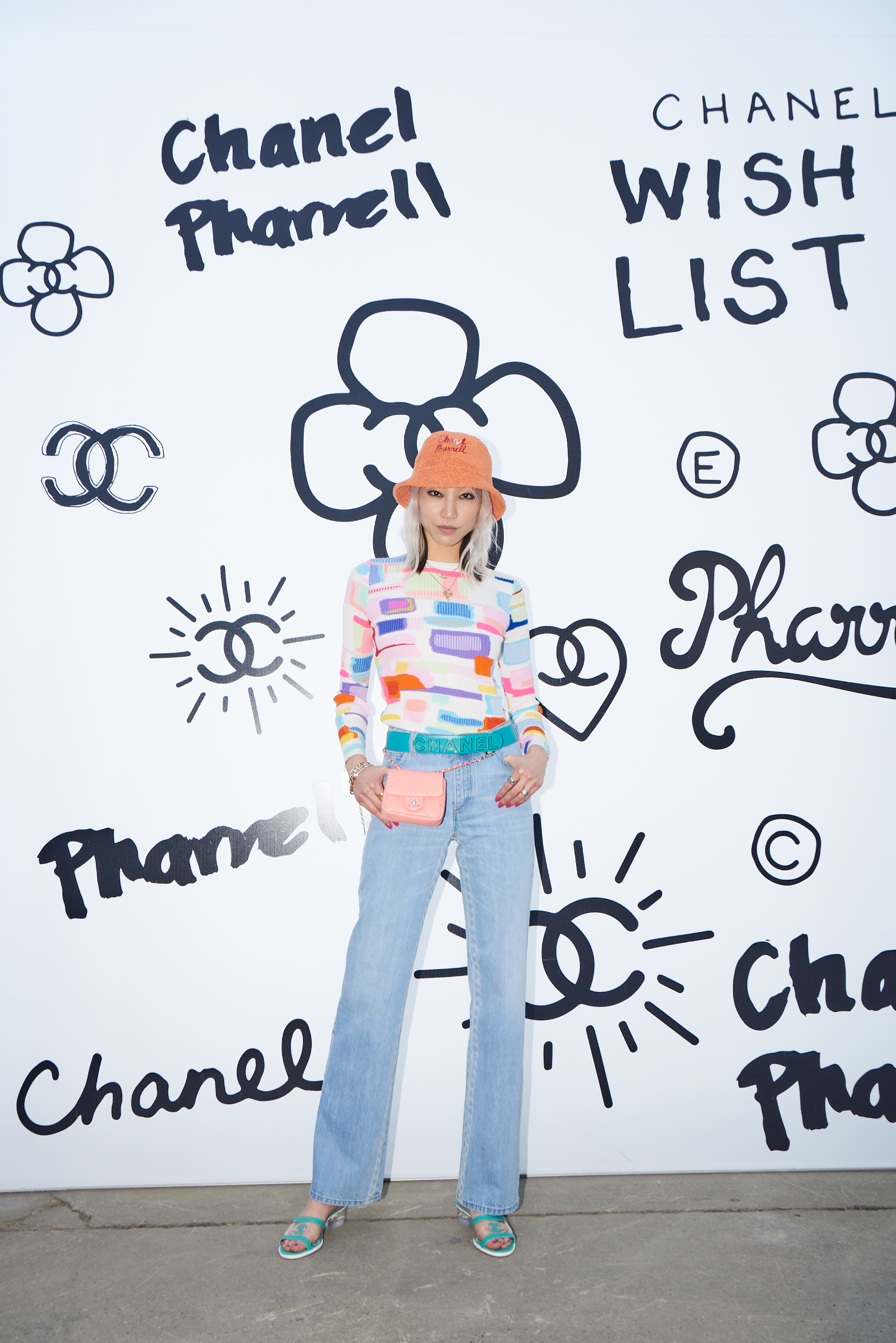 Pharrell Williams Launches Collection at Seoul Chanel Store