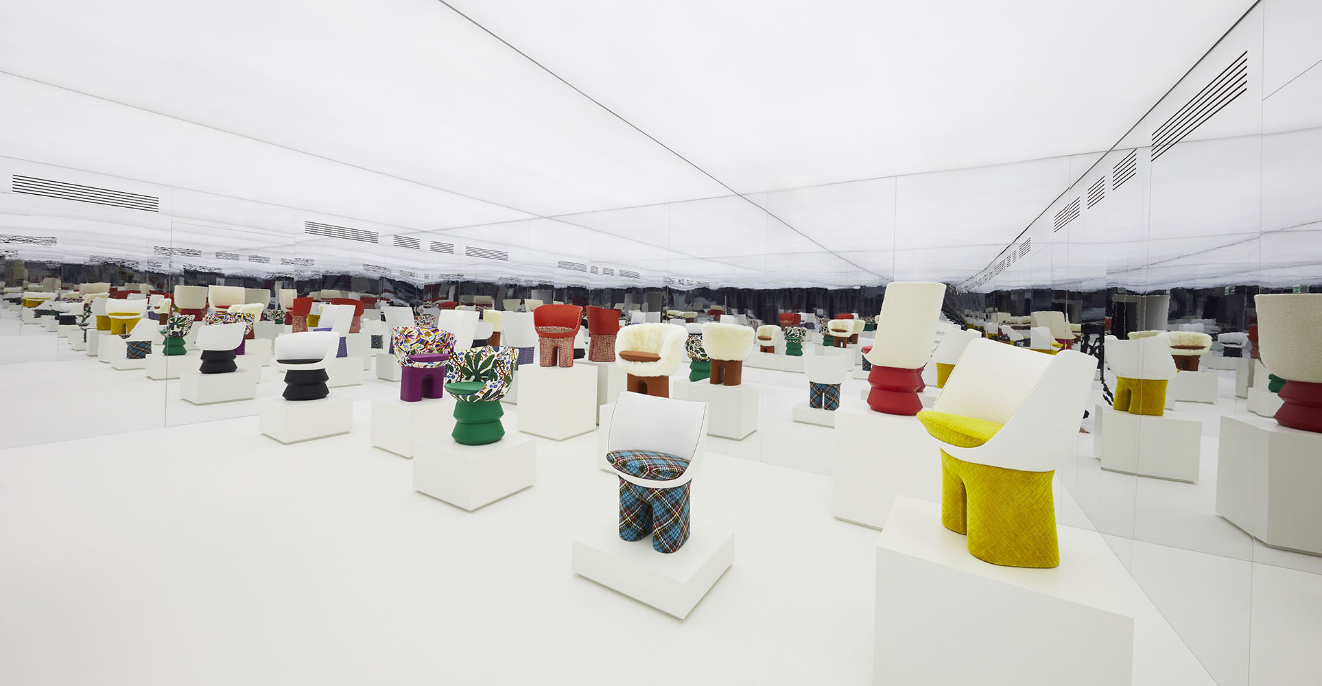 Louis Vuitton Wins Art Basel With a Fur Cocoon Chair