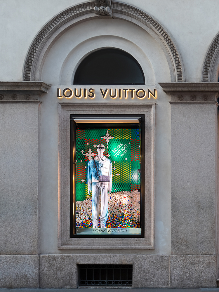 Louis Vuitton and LEGO collaborate for holiday displays this