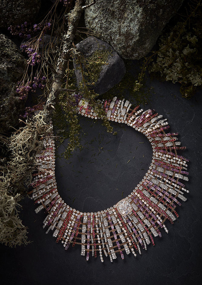 Chanel's new high jewellery collection was inspired by tweed
