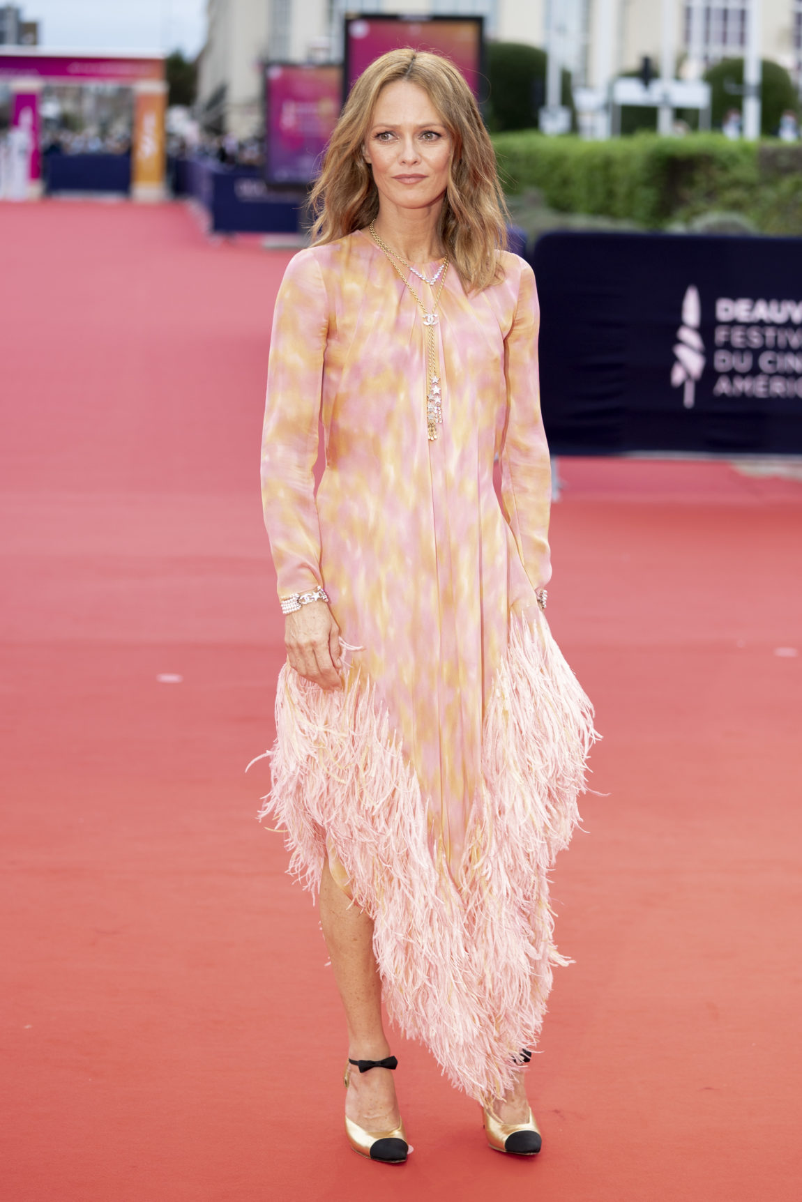Celebrities wearing CHANEL at the 46th Deauville American Film