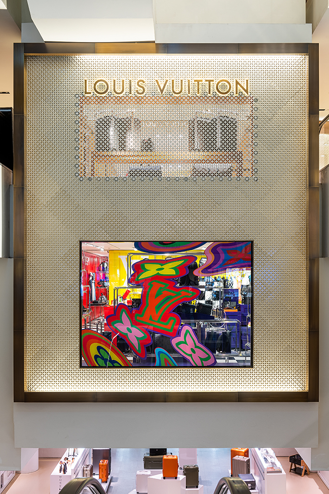 Louis Vuitton pop-up store in Rinascente