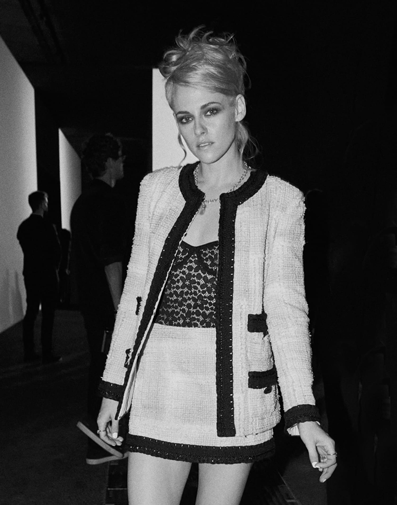 Celebrities wearing CHANEL at the CHANEL N°5 in the Snow Opening