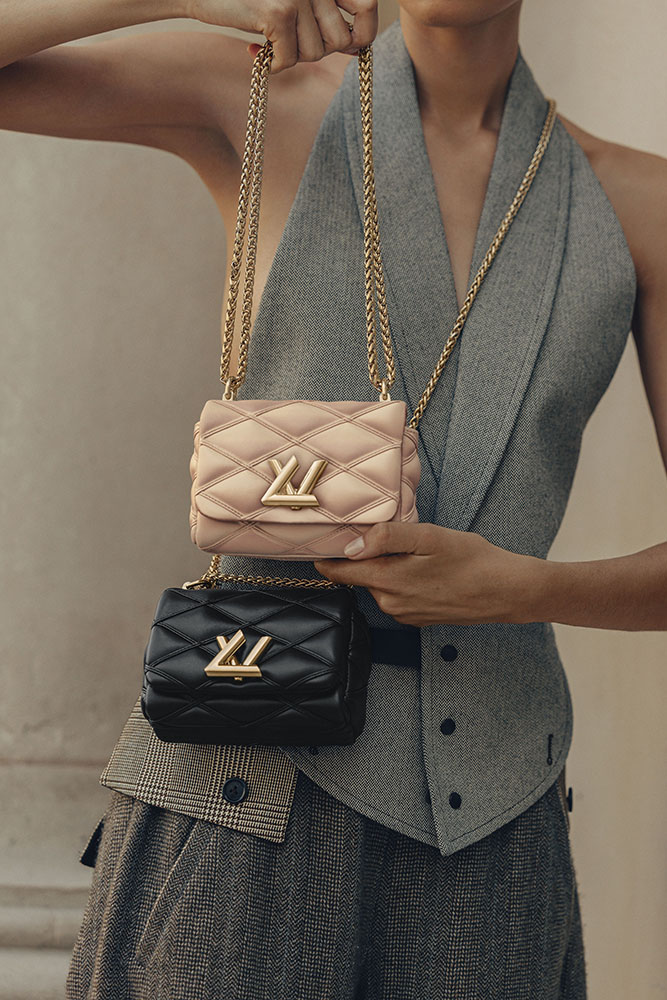 Louis Vuitton Go Leather Shoulder Bag