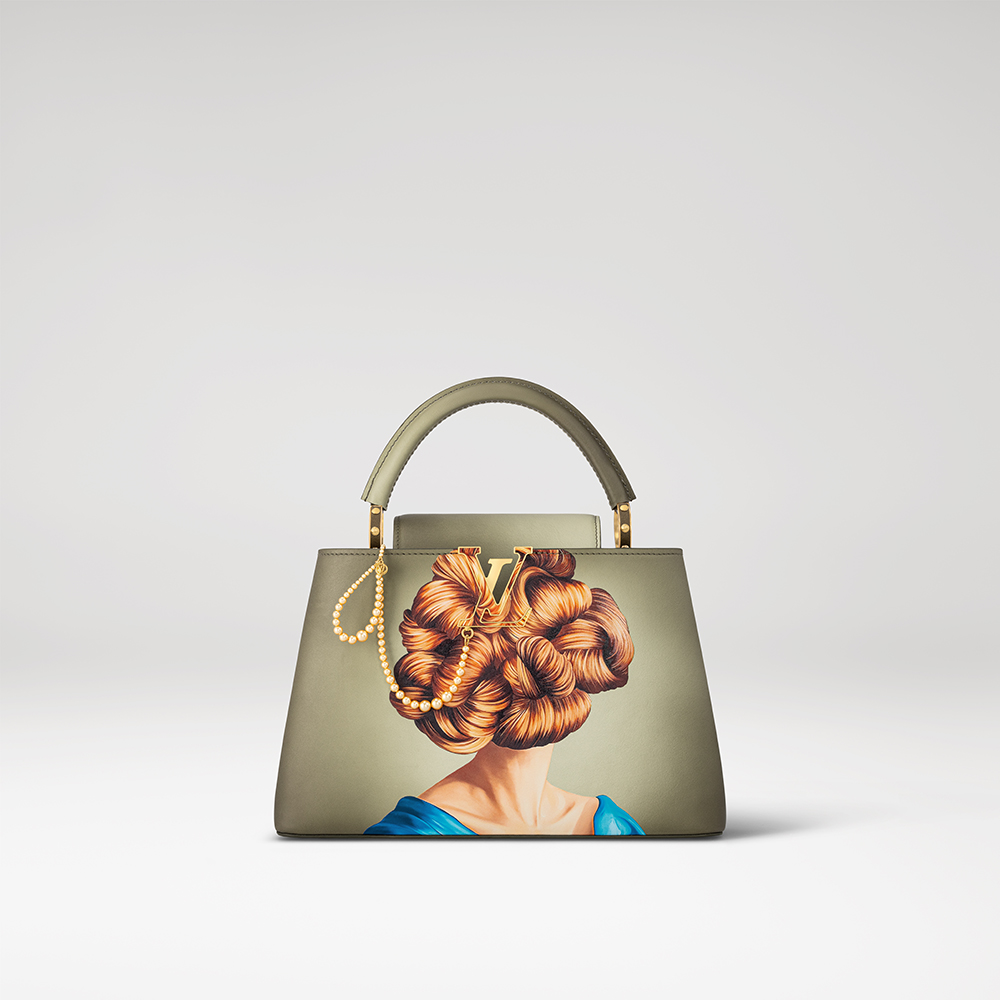 Print Ad - Louis Vuitton Frank Gehry designed bag photo, fashion, model
